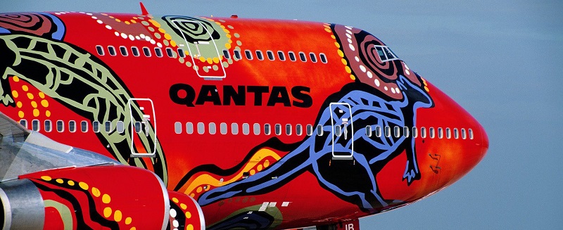 Qantas has some of the most colorful liveries around. Back in 1994 it commissioned the aboriginal-themed Wunala Dreaming design for the side of a Boeing 747. Another livery was Yananyi Dreaming, inspired by Uluru (Ayers Rock) and the stories of the indigenous Anangu people.